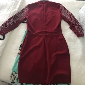 Bodycon Maroon dress